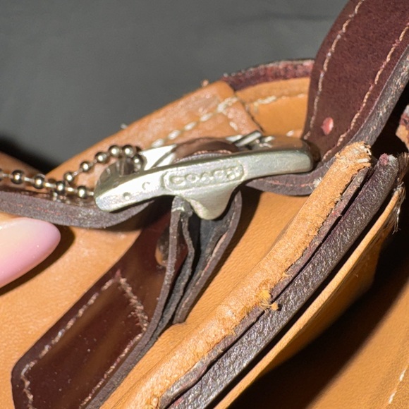 Coach Tan Leather Shoulder Bag - Picture 10 of 10